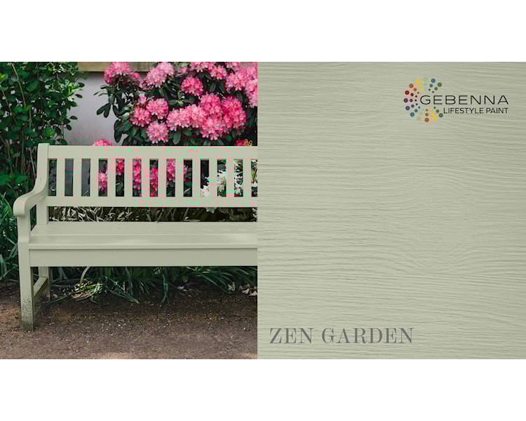 farvekort udendørs træmaling ZEN GARDEN